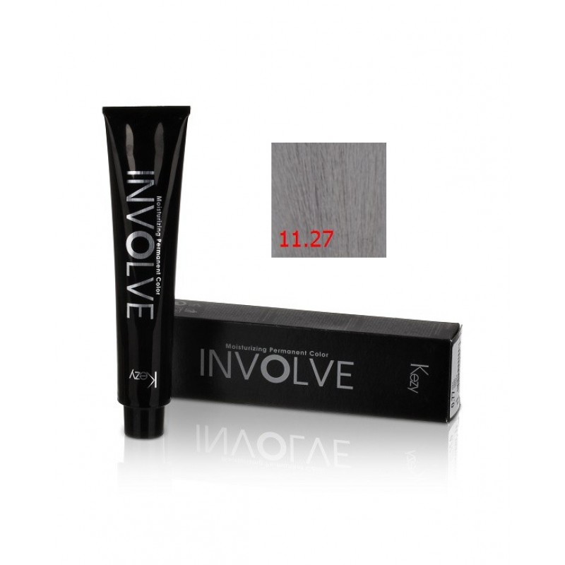 involve color 11.27 Стойкая крем краска для волос 100 мл kezy 801127 Involve color 11.27 Стойкая крем-краска для волос 100 мл KEZY 801127 — изображение 1