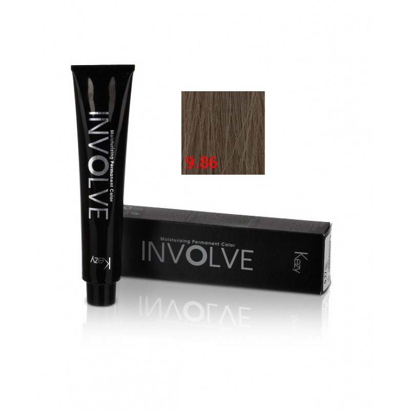 involve color 9.86 Стойкая крем краска для волос 100 мл kezy 80149 Involve color 9.86 Стойкая крем-краска для волос 100 мл KEZY 80149 — изображение 1