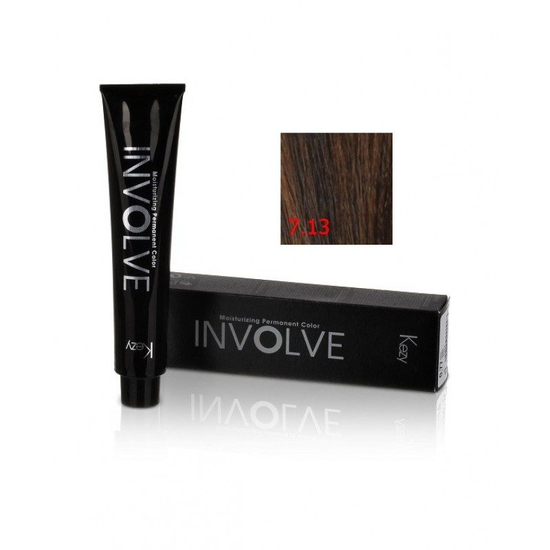 involve color 7.13/7nwr Стойкая крем краска для волос 100 мл kezy 80907 Involve color 7.13/7NWR Стойкая крем-краска для волос 100 мл KEZY 80907 — изображение 1
