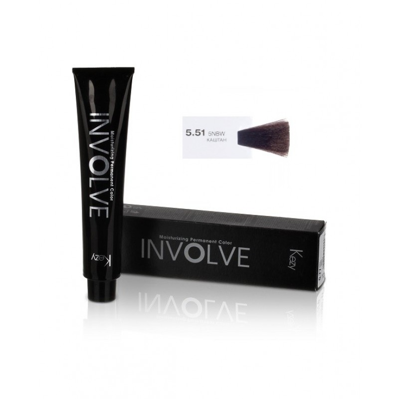 involve color 5.51 Стойкая крем краска для волос 100 мл kezy 80935 Involve color 5.51 Стойкая крем-краска для волос 100 мл KEZY 80935 — изображение 1
