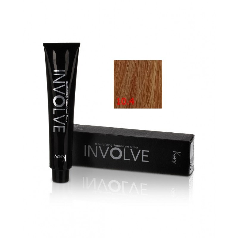 involve color 10.4 Стойкая крем краска для волос 100 мл kezy 80940 Involve color 10.4 Стойкая крем-краска для волос 100 мл KEZY 80940 — изображение 1