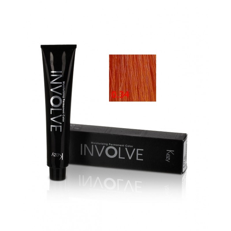 involve color 0.34 Стойкая крем краска для волос 100 мл kezy 80954 Involve color 0.34 Стойкая крем-краска для волос 100 мл KEZY 80954 — изображение 1