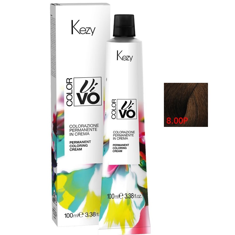 color vivo 8.00p Перманентная крем краска для волос 100 мл kezy 94018 Color Vivo 8.00P Перманентная крем-краска для волос 100 мл KEZY 94018 — изображение 1