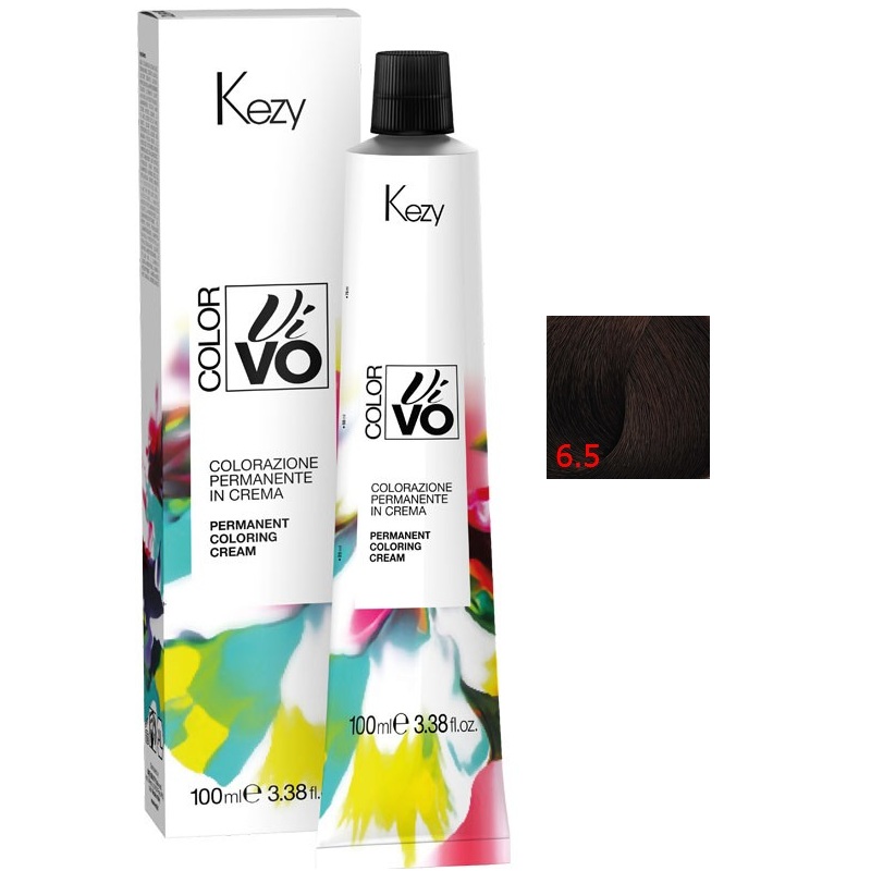 color vivo 6.5 Перманентная крем краска для волос 100 мл kezy 94065 Color Vivo 6.5 Перманентная крем-краска для волос 100 мл KEZY 94065 — изображение 1