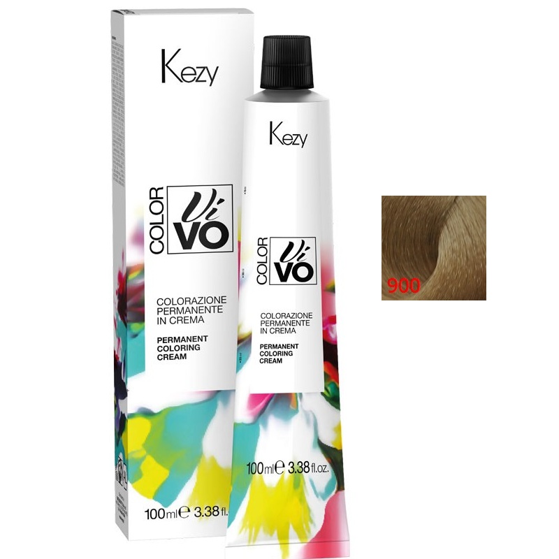 color vivo 900 Перманентная крем краска для волос 100 мл kezy 94900 Color Vivo 900 Перманентная крем-краска для волос 100 мл KEZY 94900 — изображение 1