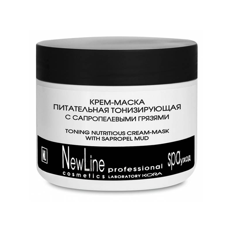 Крем маска питательная тонизирующая с сапропелевыми грязями 300 мл new line 22406 Крем-маска питательная тонизирующая с сапропелевыми грязями 300 мл NEW LINE 22406 — изображение 1