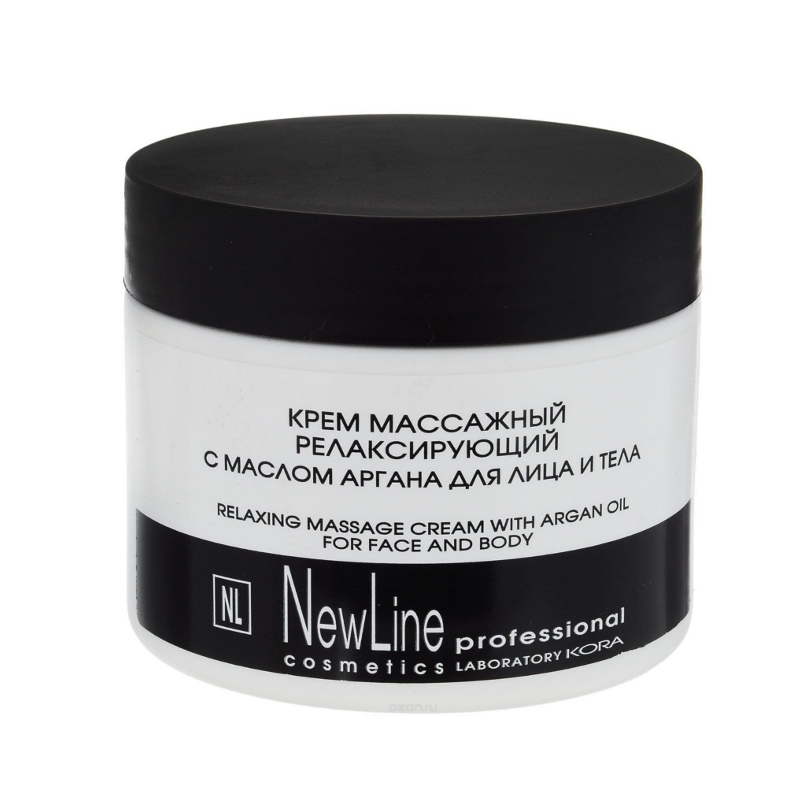 Крем массажный релаксирующий с маслом аргана 300 мл new line 24804 Крем массажный релаксирующий с маслом аргана 300 мл NEW LINE 24804 — изображение 1