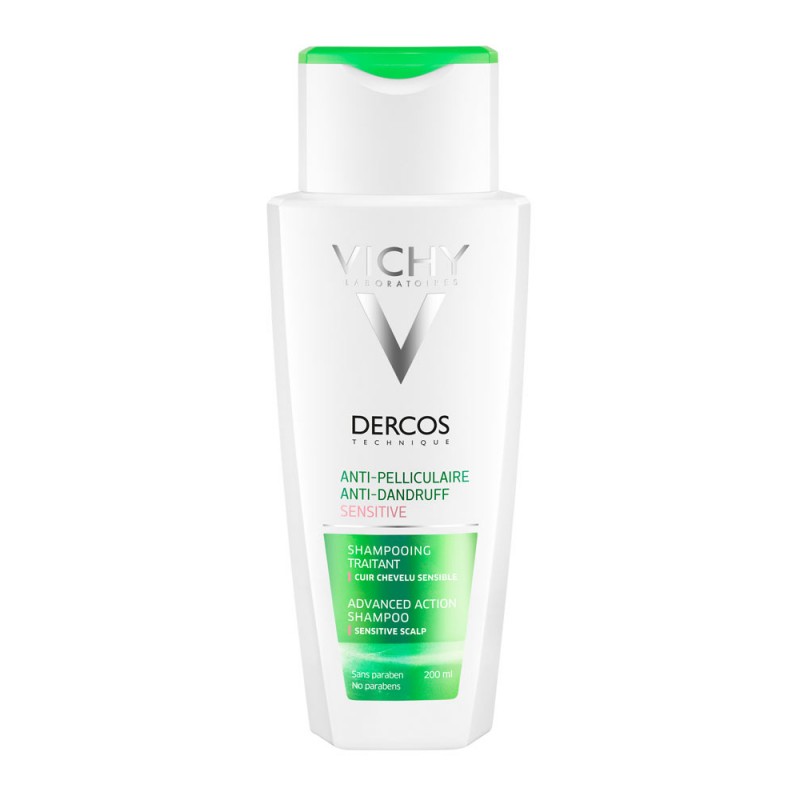 vichy dercos Шампунь уход против перхоти для чувствительной кожи головы 200 мл Vichy Dercos Шампунь-уход против перхоти для чувствительной кожи головы 200 мл — изображение 1