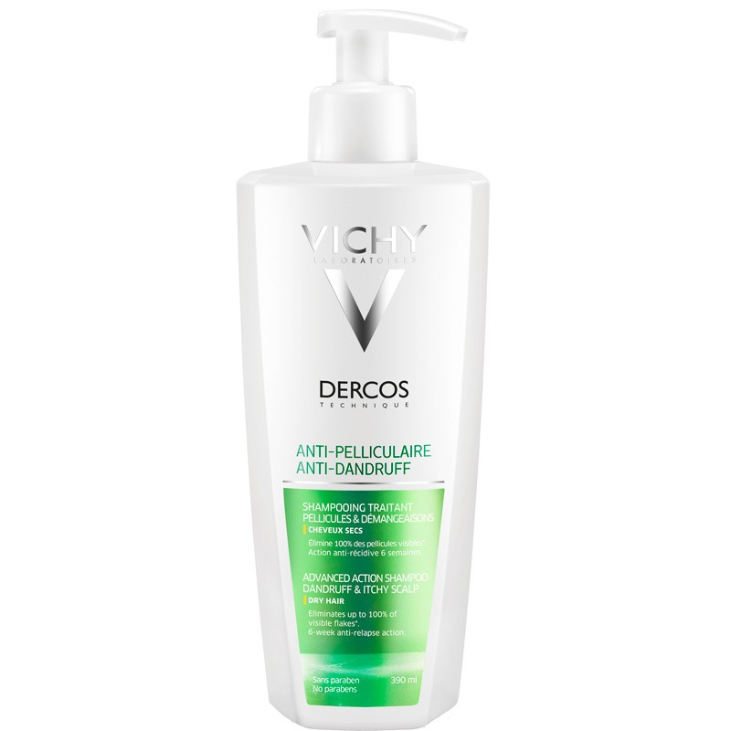 vichy dercos ds Шампунь уход интенсивный против перхоти для сухой кожи головы 390 мл Vichy Dercos DS Шампунь-уход интенсивный против перхоти для сухой кожи головы 390 мл — изображение 1