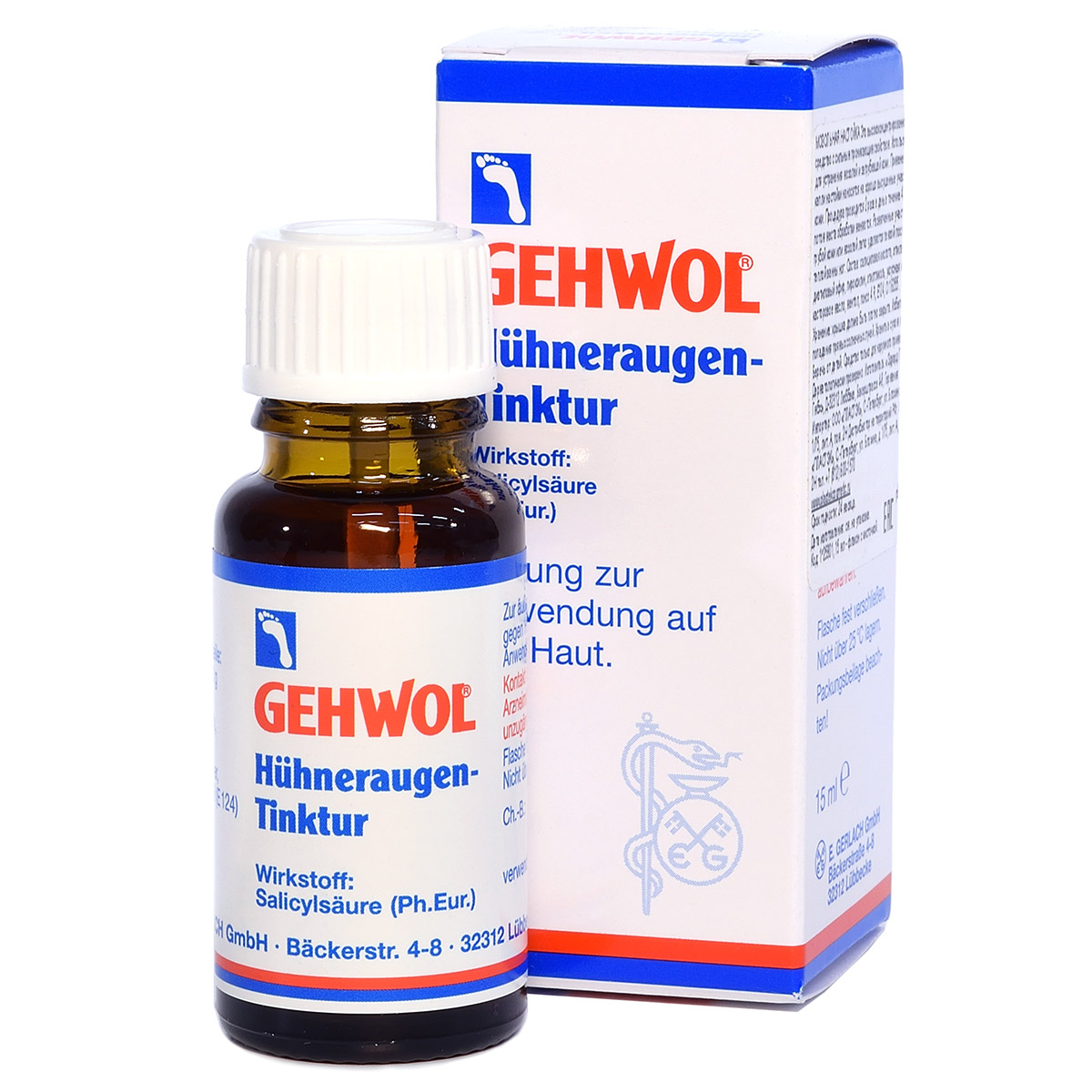 gehwol huhneraugen tinktur Мозольная настойка 15 мл GEHWOL Huhneraugen Tinktur Мозольная настойка 15 мл — изображение 1