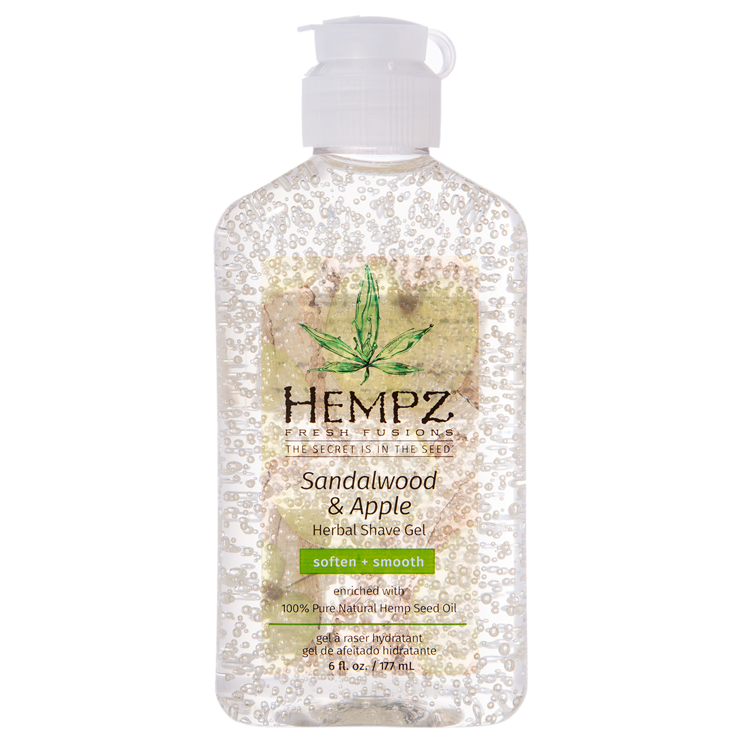 Гель для бритья sandalwood & apple herbal shave gel, 177 мл hempz Гель для бритья Sandalwood & Apple Herbal Shave Gel, 177 мл HEMPZ — изображение 1