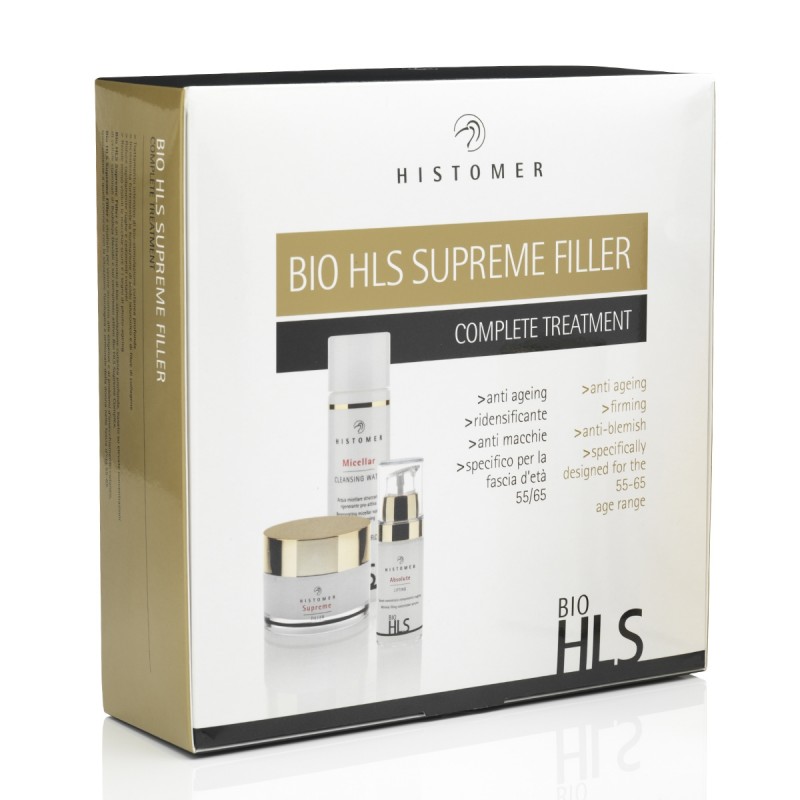 Набор supreme bio hls (мицеллярная вода, крем филлер, сыворотка absolute) / supreme filler complete treatment histomer Набор SUPREME BIO HLS (мицеллярная вода, крем-филлер, сыворотка Absolute) / Supreme Filler Complete Treatment HISTOMER — изображение 1