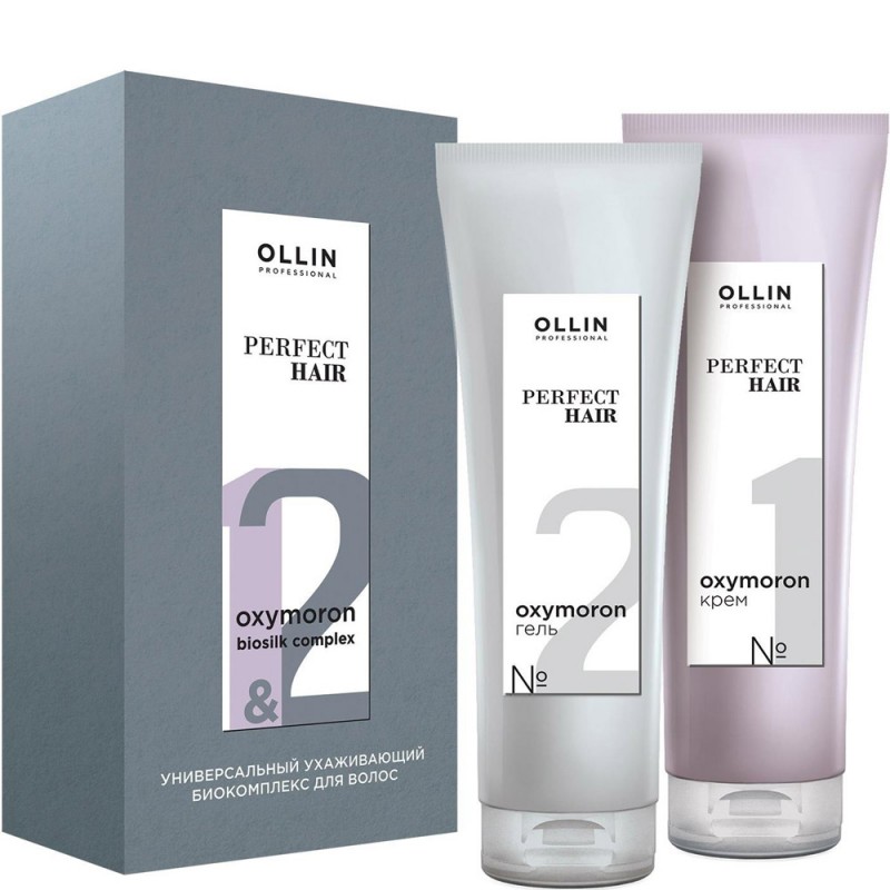 ollin perfect hair Универсальный ухаживающий биокомплекс, 2х250 мл OLLIN PERFECT HAIR Универсальный ухаживающий биокомплекс, 2х250 мл — изображение 1