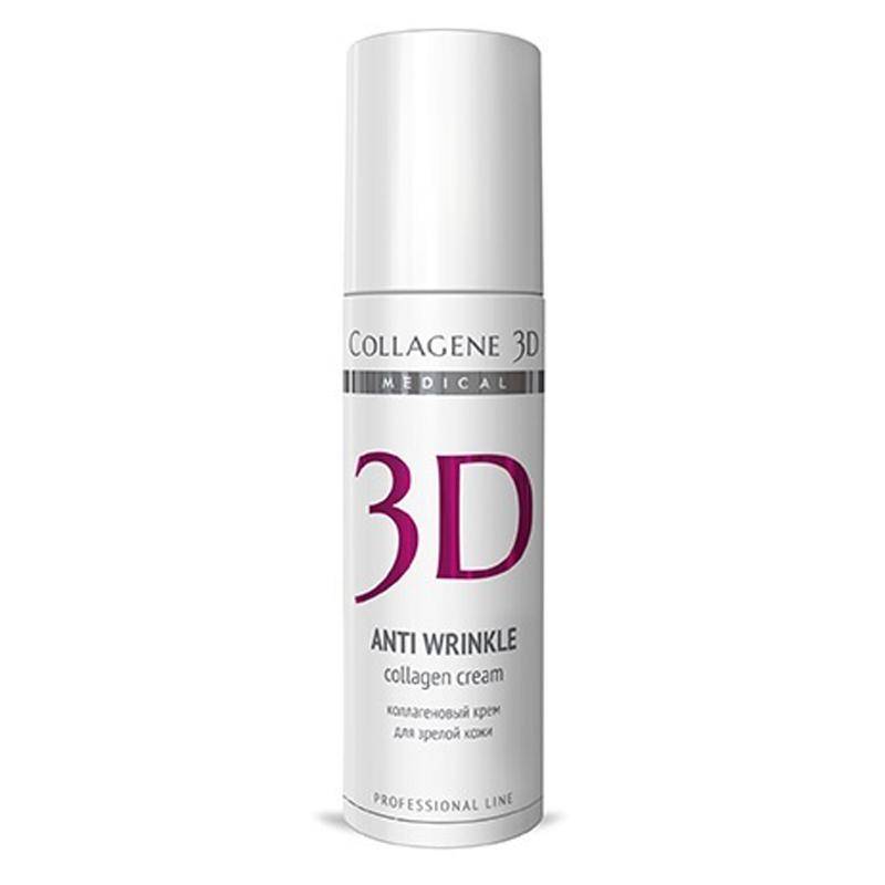 Крем для лица anti wrinkle с плацентолью, коррекция возрастных изменений для зрелой кожи, 150 мл,, collagene 3d medical Крем для лица ANTI WRINKLE с плацентолью, коррекция возрастных изменений для зрелой кожи, 150 мл,, COLLAGENE 3D Medical — изображение 1