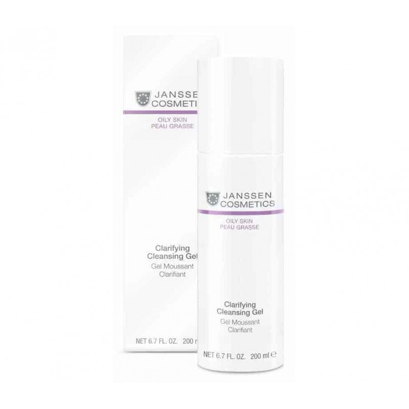 janssen clarifying cleansing gel Очищающий гель для жирной кожи 200 мл JANSSEN Clarifying Cleansing Gel Очищающий гель для жирной кожи 200 мл — изображение 1
