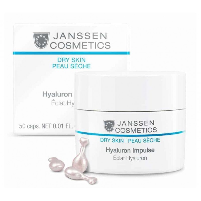 janssen hyaluron impulse Концентрат hyaluron impulse с гиалуроновой кислотой (в капсулах) 50 шт JANSSEN Hyaluron Impulse Концентрат Hyaluron Impulse с гиалуроновой кислотой (в капсулах) 50 шт — изображение 1