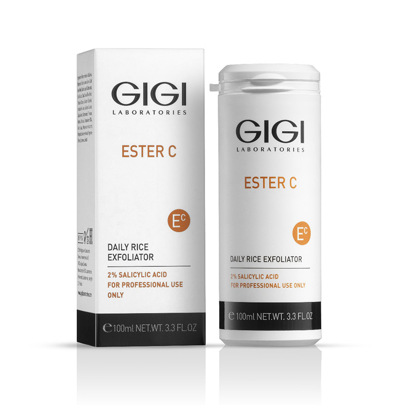 gigi ester c daily rice exfoliator Эксфолиант с 2% салициловой кислотой 100 мл GIGI Ester C Daily Rice Exfoliator Эксфолиант с 2% салициловой кислотой 100 мл — изображение 1