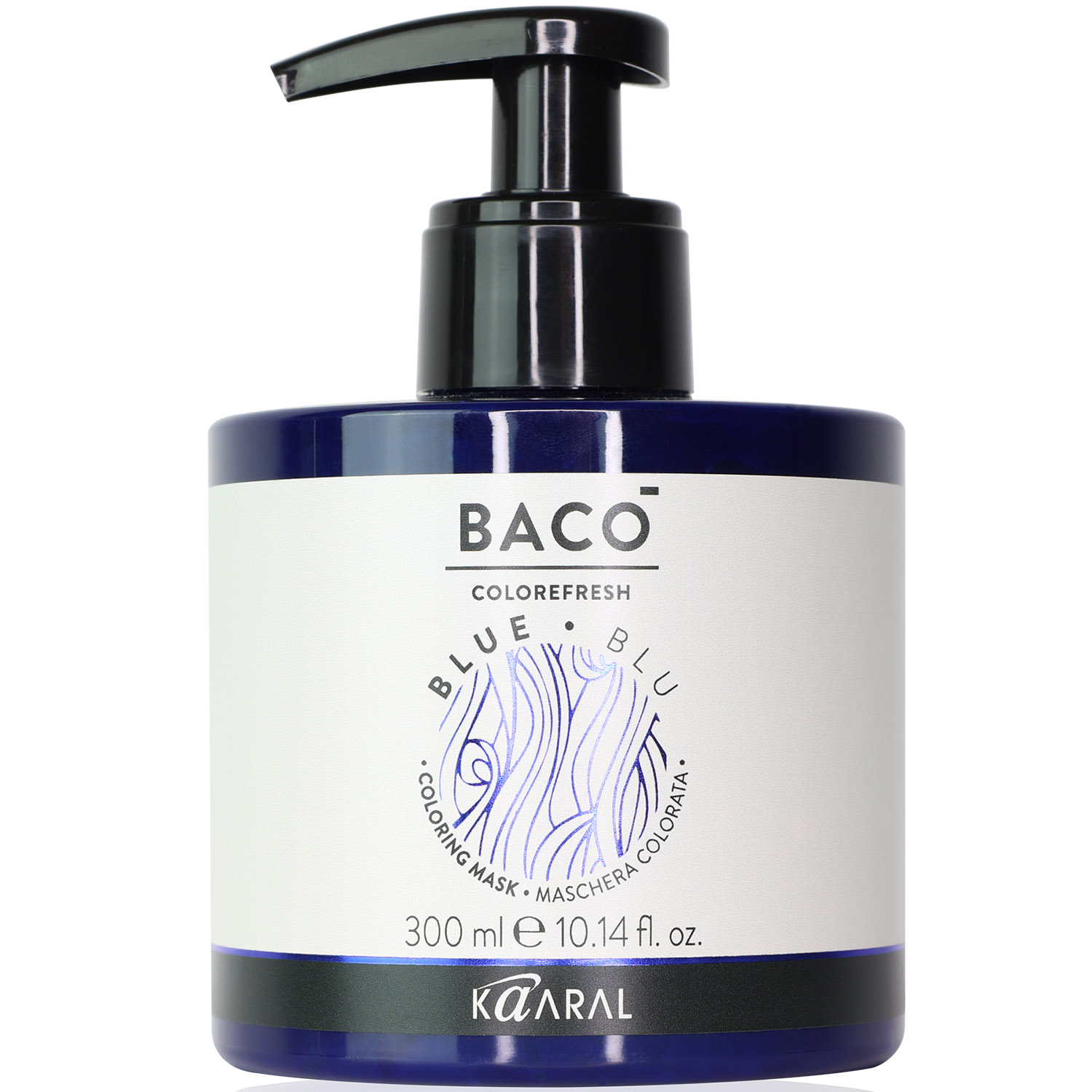 baco colorefresh coloring mask blue Тонирующая маска для волос Синий 300 мл kaaral Baco Colorefresh Coloring Mask Blue Тонирующая маска для волос Синий 300 мл KAARAL — изображение 1