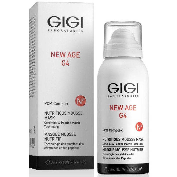 gigi new age g4 nutritious mousse mask Маска мусс экспресс увлажнение 75 мл GIGI New Age G4 Nutritious Mousse Mask Маска-мусс экспресс увлажнение 75 мл — изображение 1