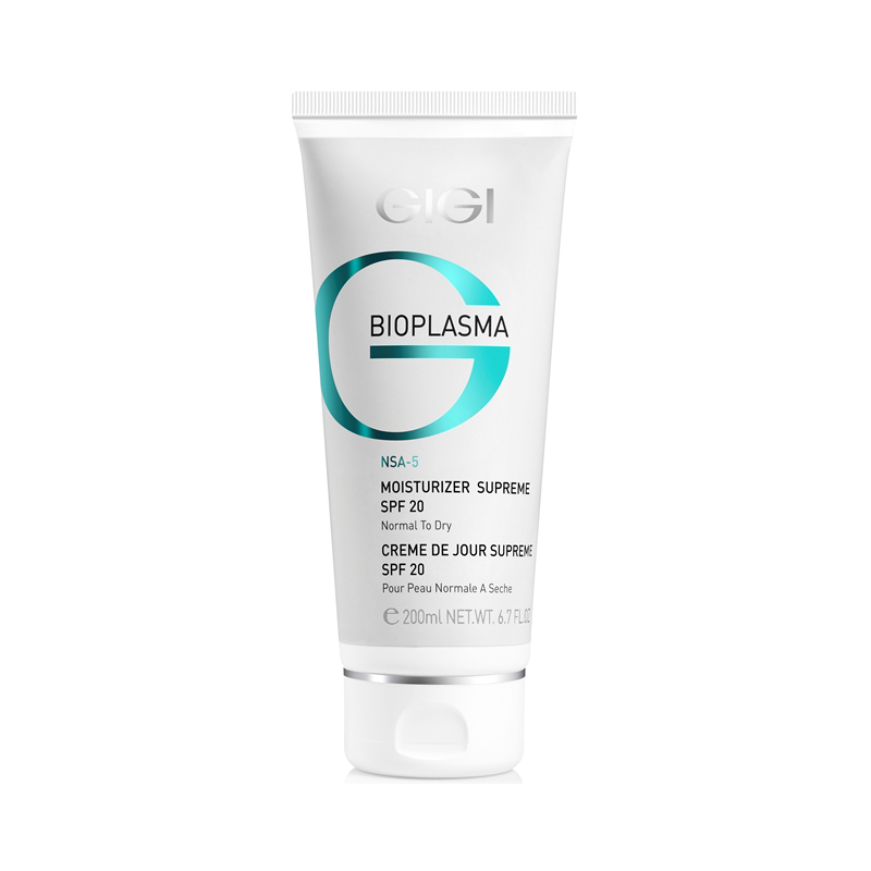 gigi bioplasma moist supreme spf20 Крем Увлажняющий Для Норм. И Сухой Кожи С spf20 200 мл GIGI Bioplasma Moist Supreme SPF20 Крем Увлажняющий Для Норм. И Сухой Кожи С SPF20 200 мл — изображение 1