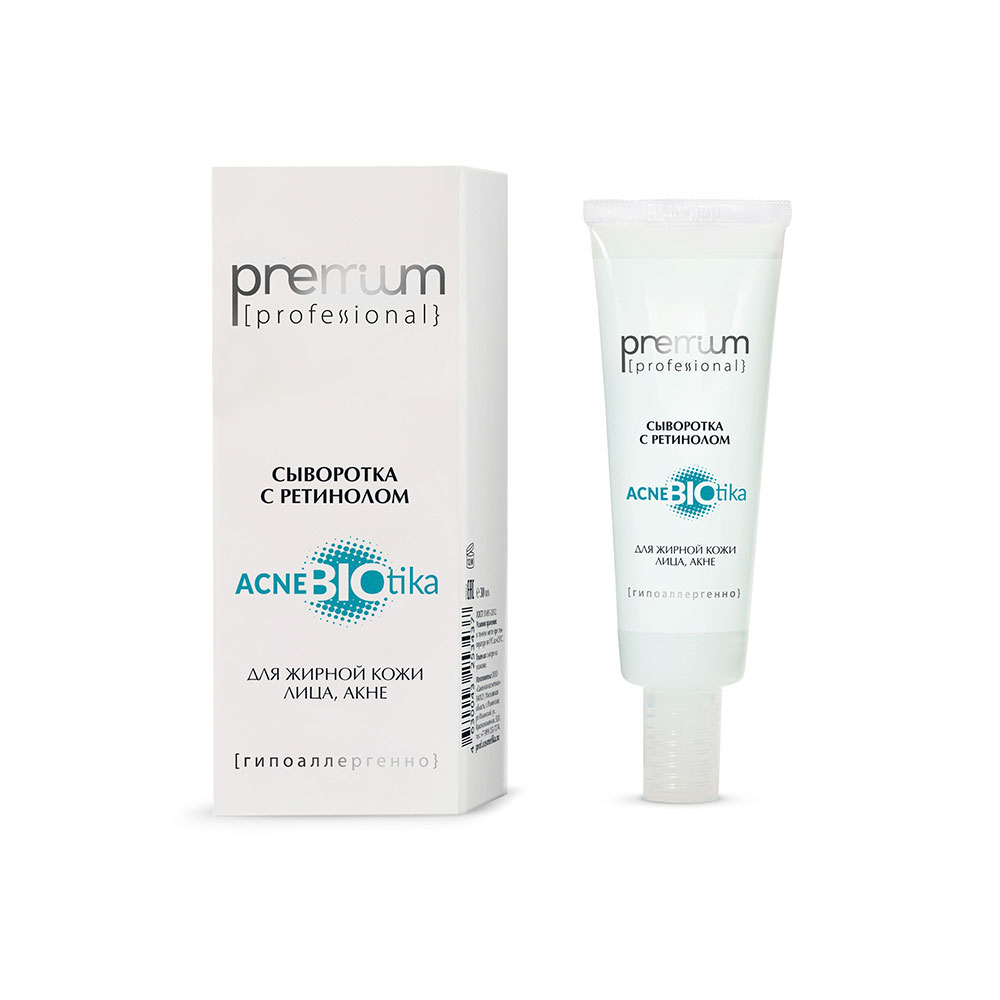 Сыворотка acne biotika с ретинолом 30 мл premium Сыворотка Acne BIOtika с ретинолом 30 мл Premium — изображение 1