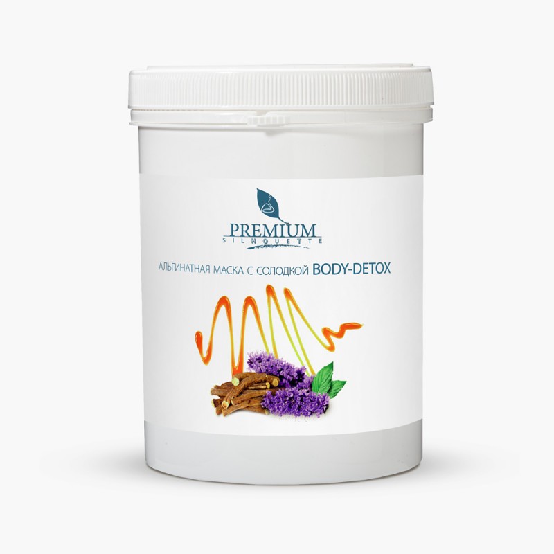 Альгинатная маска с солодкой body detox 800 гр premium Альгинатная маска с солодкой Body-detox 800 гр PREMIUM — изображение 1