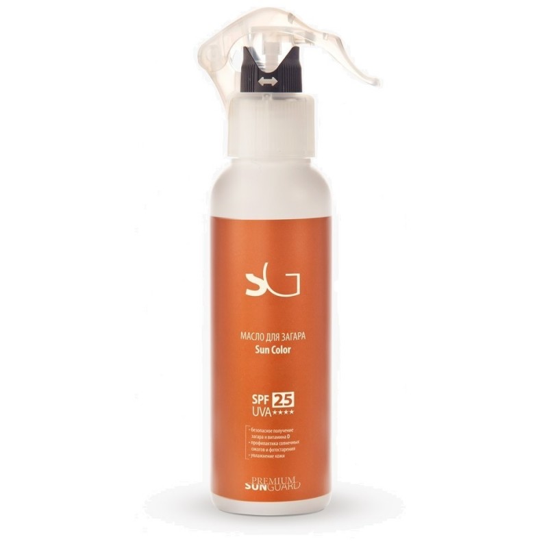 Масло для загара sun color spf25 150 мл premium Масло для загара Sun Color SPF25 150 мл PREMIUM — изображение 1