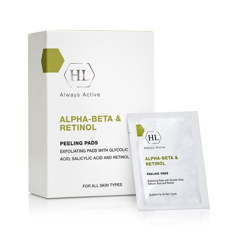 holy land alpha beta & retinol peeling pads Отшелушивающие салфетки 24 шт HOLY LAND Alpha Beta & Retinol Peeling Pads Отшелушивающие салфетки 24 шт — изображение 1