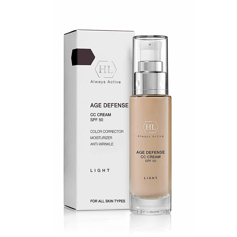 holy land age defense cc cream light spf50 Антивозрастной увлажняющий крем 50 мл HOLY LAND Age Defense CC Cream Light SPF50 Антивозрастной увлажняющий крем 50 мл — изображение 1