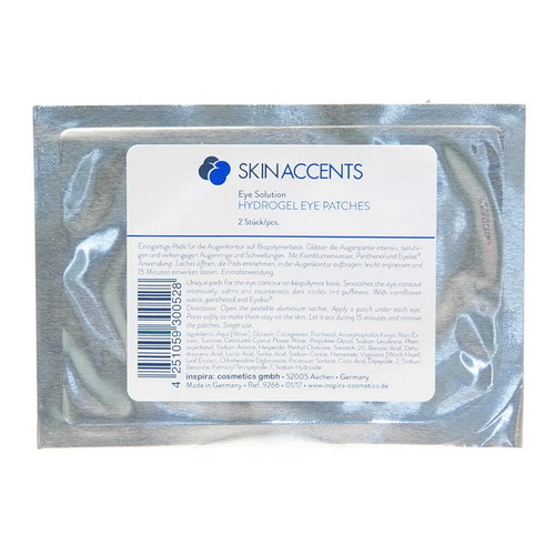 inspira hydrogel eye patches Патчи с гидрогелем для кожи вокруг глаз 2 шт Inspira Hydrogel Eye Patches Патчи с гидрогелем для кожи вокруг глаз 2 шт — изображение 1