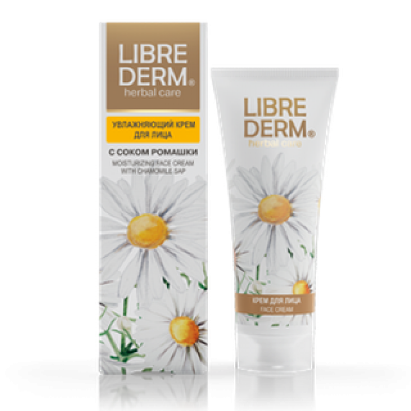 librederm herbal care Крем для лица увлажняющий ромашка 75 мл LIBREDERM HERBAL CARE Крем для лица увлажняющий ромашка 75 мл — изображение 1