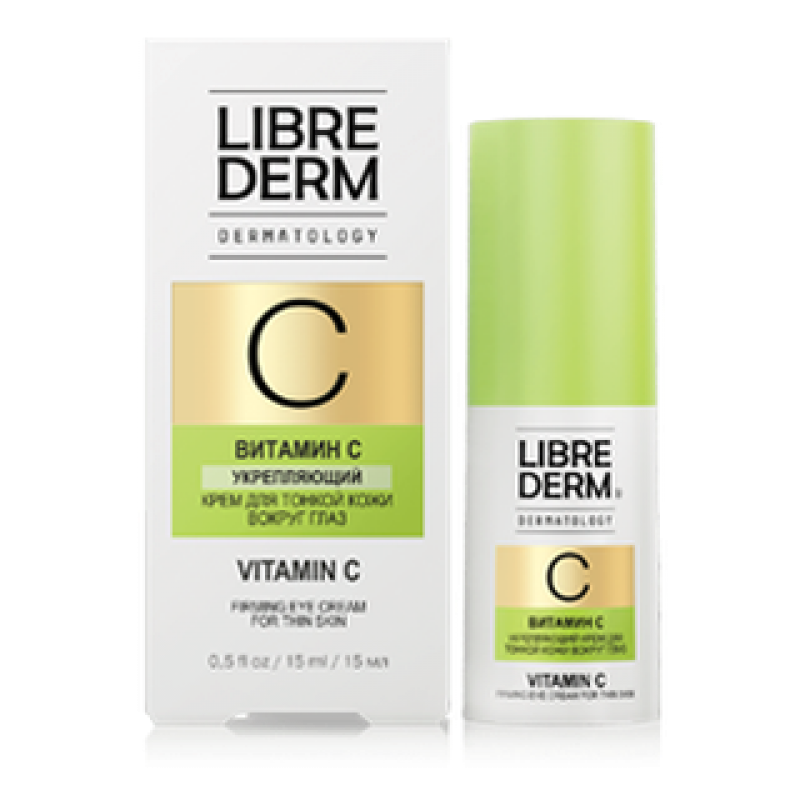 librederm dermatology Витамин С Крем для тонкой кожи вокруг глаз укрепляющий 15 мл LIBREDERM DERMATOLOGY Витамин С Крем для тонкой кожи вокруг глаз укрепляющий 15 мл — изображение 1