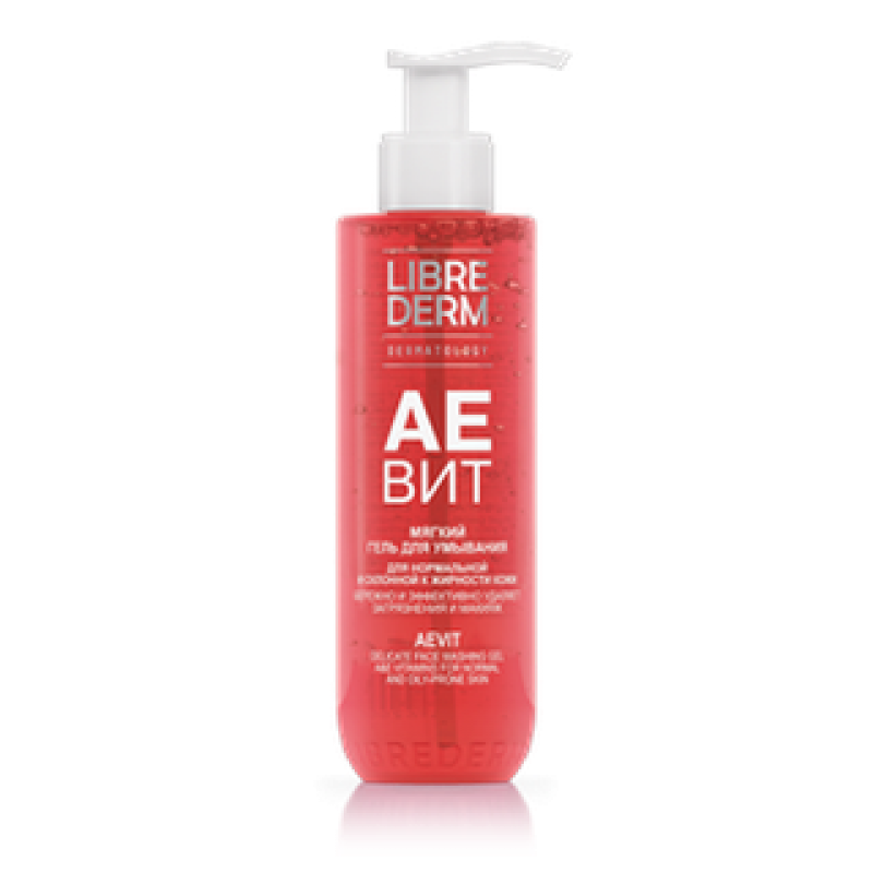 librederm vitamins aevit Мягкий гель для умывания 200 мл LIBREDERM VITAMINS AEVIT Мягкий гель для умывания 200 мл — изображение 1