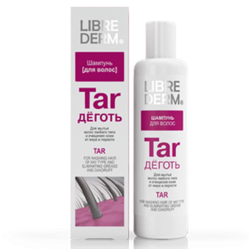 librederm hair care Шампунь деготь 250 мл LIBREDERM HAIR CARE Шампунь деготь 250 мл — изображение 1