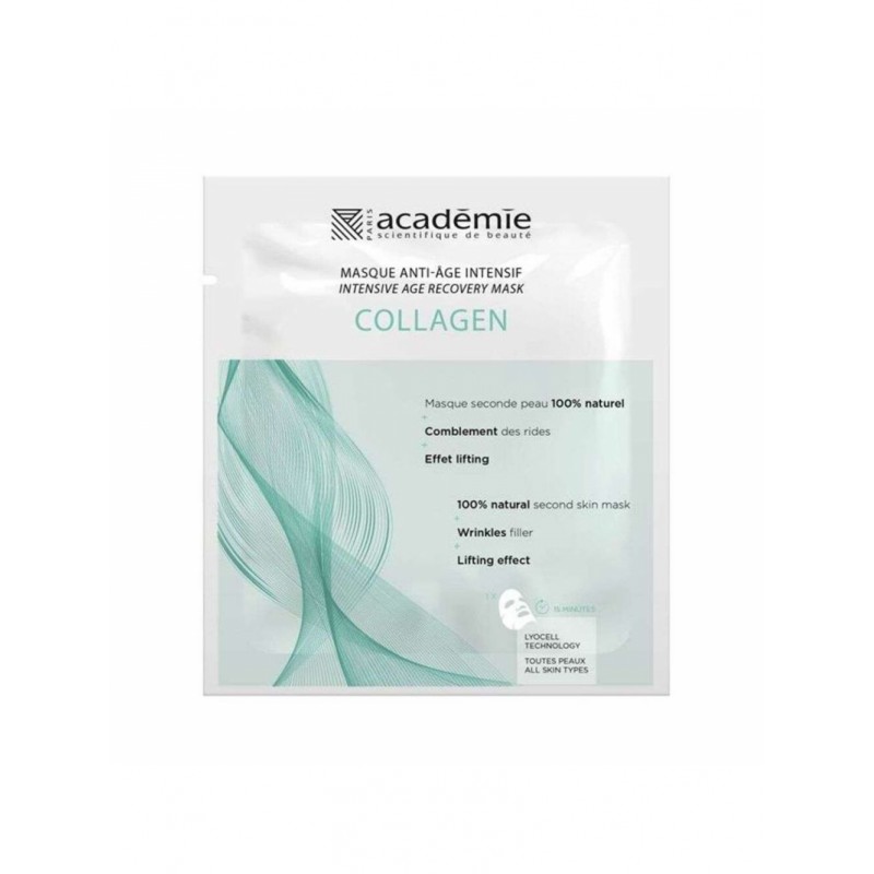 Интенсивно восстанавливающая маска с морским коллагеном (саше) / intensive age recovery mask, 20 мл, academie visage для всех типов кожи, academie Интенсивно-восстанавливающая маска с морским коллагеном (саше) / Intensive Age Recovery Mask, 20 мл, ACADEMIE VISAGE - для всех типов кожи, ACADEMIE — изображение 1