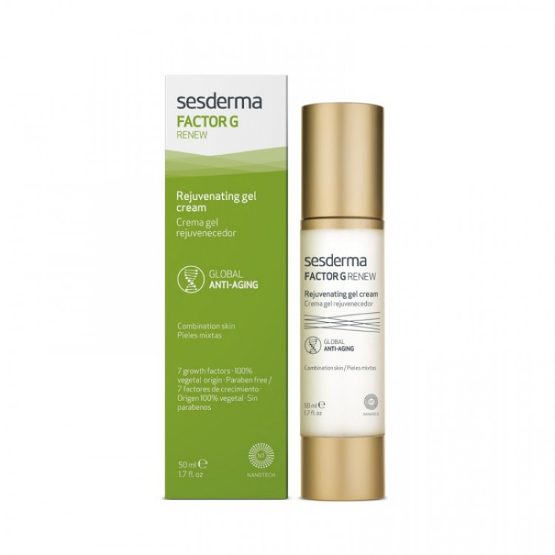 sesderma factor g renew rejuvenating gel cream Омолаживающий крем гель 50 мл SesDerma FACTOR G RENEW Rejuvenating gel cream Омолаживающий крем-гель 50 мл — изображение 1