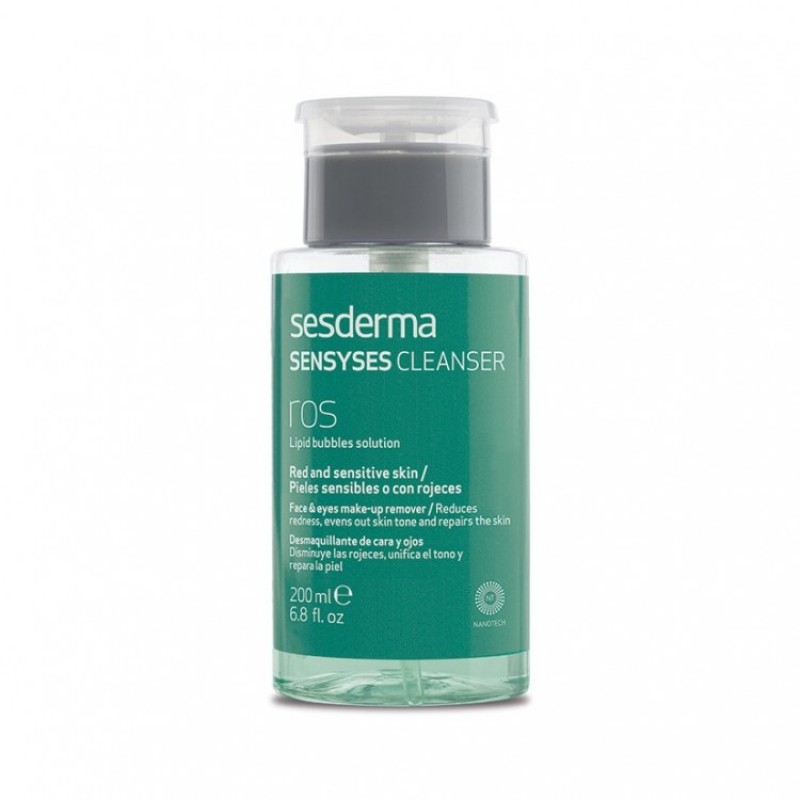 sesderma sensyses cleanser ros Липосомальный лосьон для снятия макияжа для чувствительной и склонной к покраснениям кожи 200 мл SesDerma SENSYSES Cleanser ROS Липосомальный лосьон для снятия макияжа для чувствительной и склонной к покраснениям кожи 200 мл — изображение 1