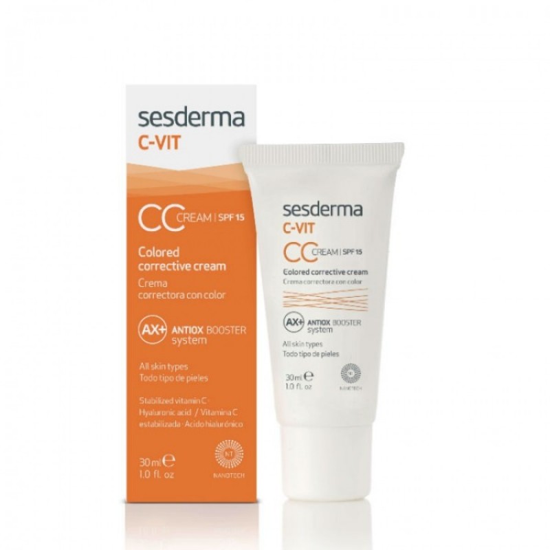 sesderma c vit cc cream Крем корректирующий тон кожи 30 мл SesDerma C-VIT CC Cream Крем корректирующий тон кожи 30 мл — изображение 1