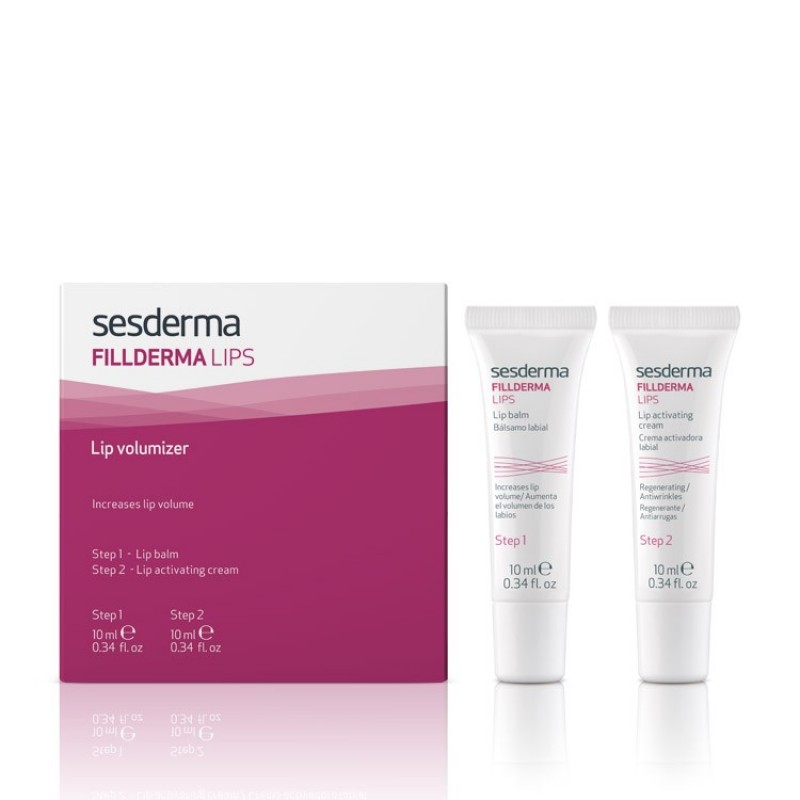 sesderma fillderma lips (step i +step ii) Бальзам для губ мгновенного действия + крем активатор SesDerma FILLDERMA LIPS (step I +step II) Бальзам для губ мгновенного действия + крем-активатор — изображение 1