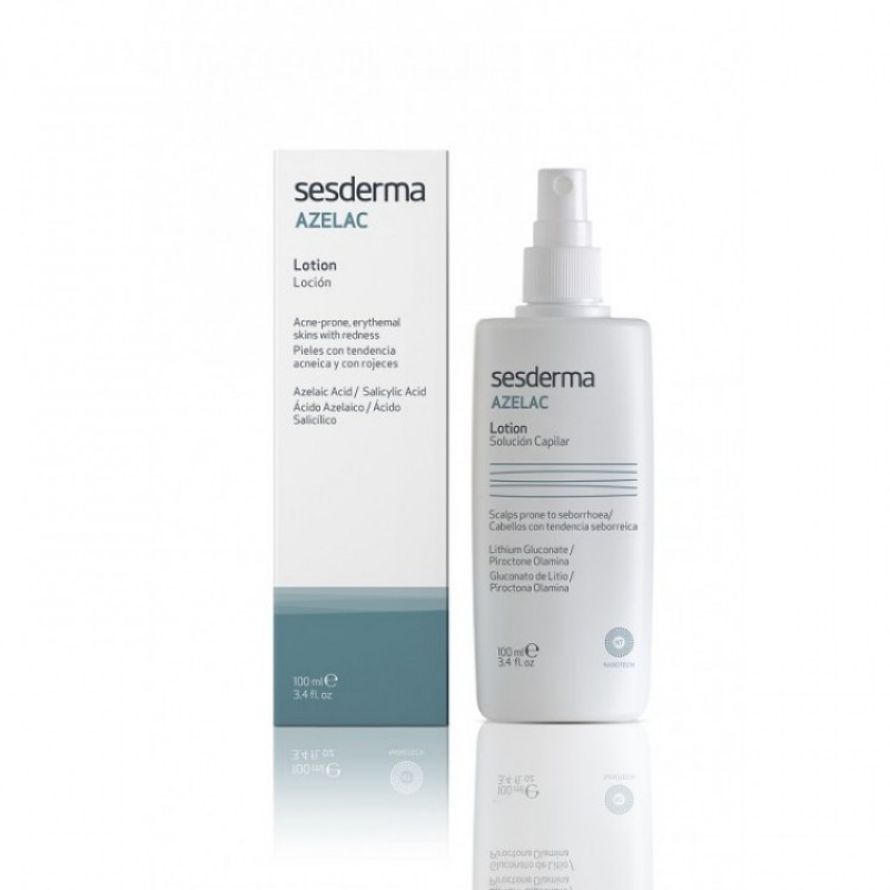 sesderma azelac Лосьон для лица, волос и тела 100 мл SesDerma AZELAC Лосьон для лица, волос и тела 100 мл — изображение 1