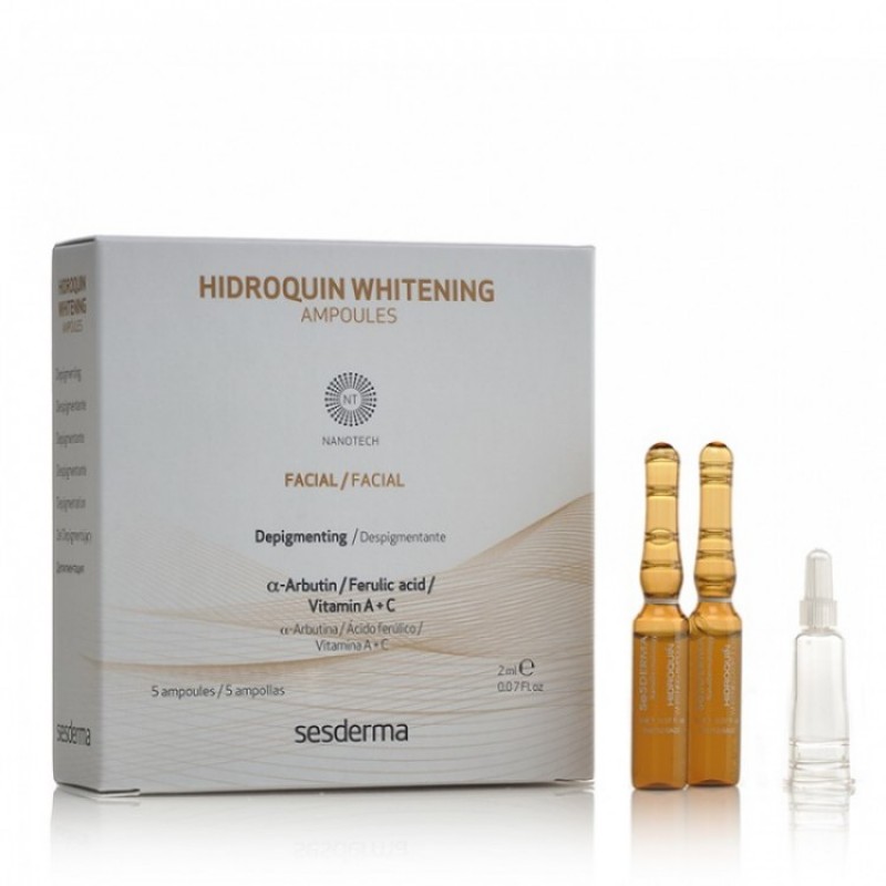 sesderma hidroquin Депигментирующее средство в ампулах 5 шт х 2 мл SesDerma HIDROQUIN Депигментирующее средство в ампулах 5 шт х 2 мл — изображение 1