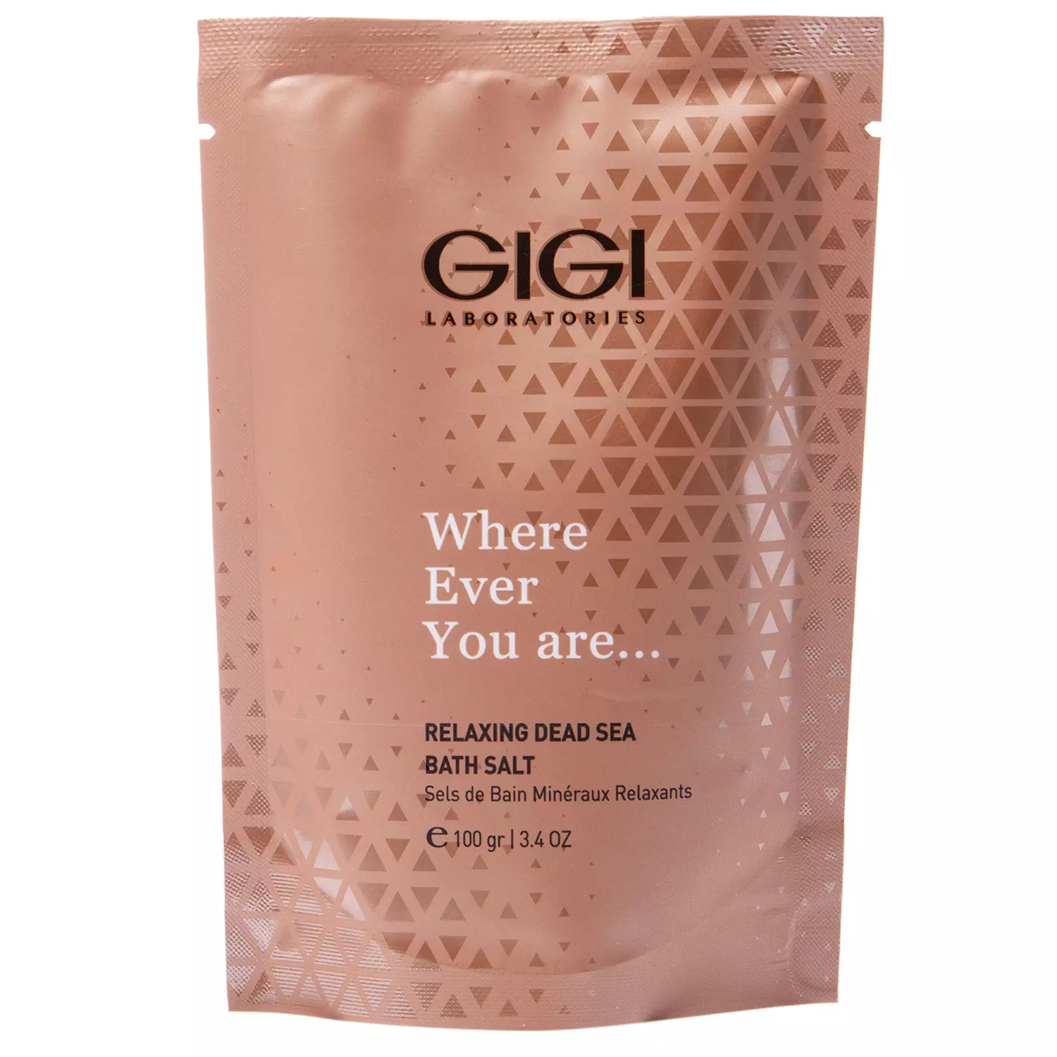gigi Соль для ванн с минералами мёртвого моря where ever you are 100 г GIGI Соль для ванн с минералами мёртвого моря Where Ever You Are 100 г — изображение 1