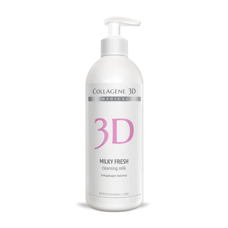 collagene 3d medical milky fresh Молочко очищающее 500 мл COLLAGENE 3D MEDICAL Milky Fresh Молочко очищающее 500 мл — изображение 1