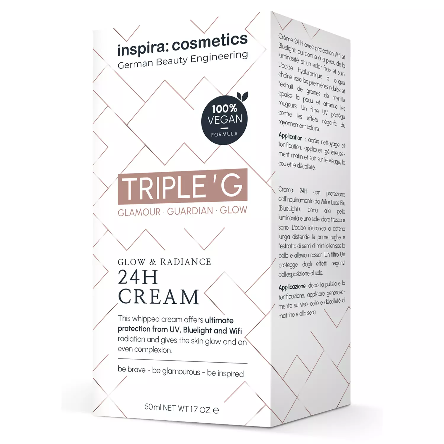 glow & radiance 24h cream Ревитализирующий 24 часовой крем для сияния кожи 50 мл inspira Glow & Radiance 24h Cream Ревитализирующий 24-часовой крем для сияния кожи 50 мл INSPIRA — изображение 1