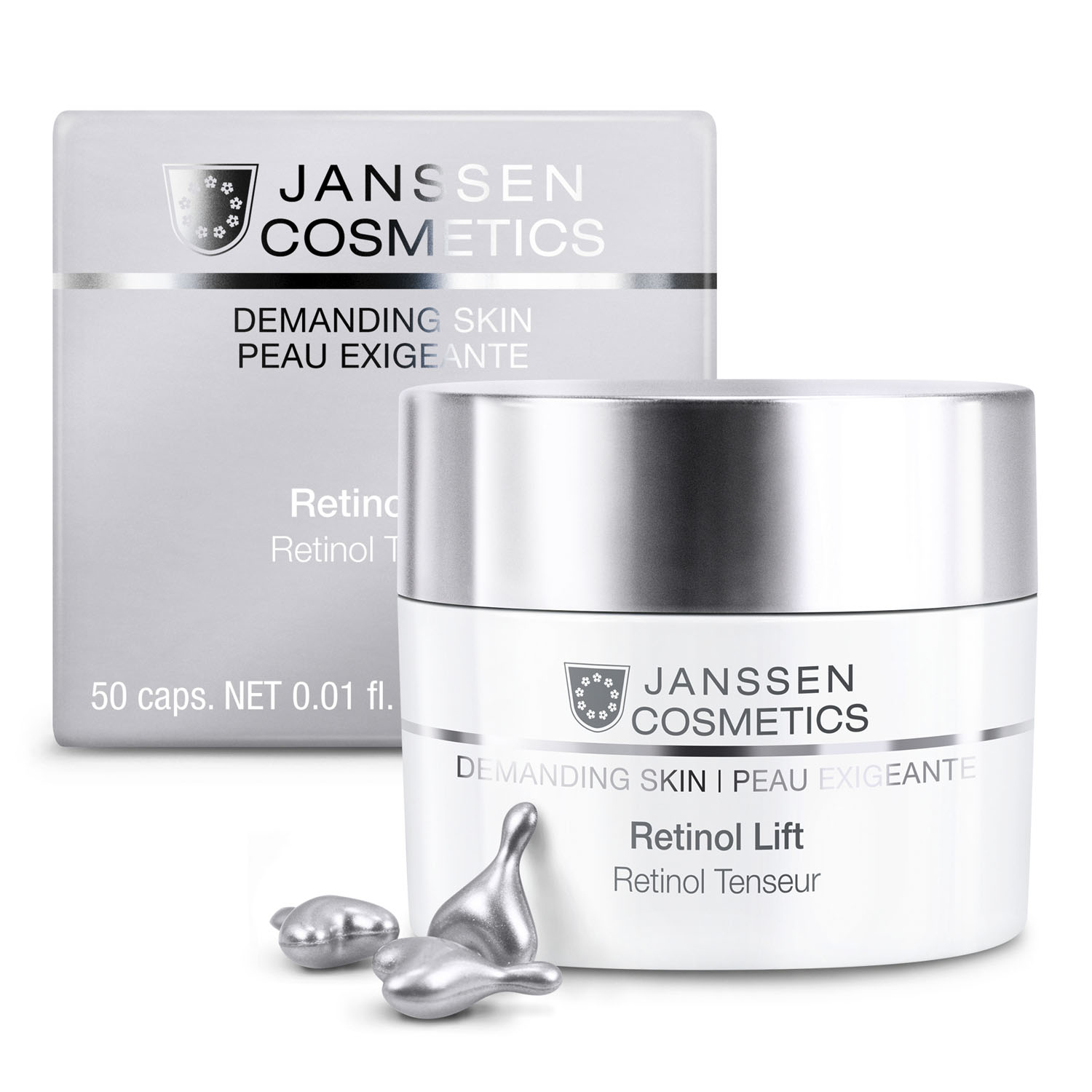 janssen retinol lift Капсулы с ретинолом для разглаживания морщин 50 шт JANSSEN Retinol Lift Капсулы с ретинолом для разглаживания морщин 50 шт — изображение 1