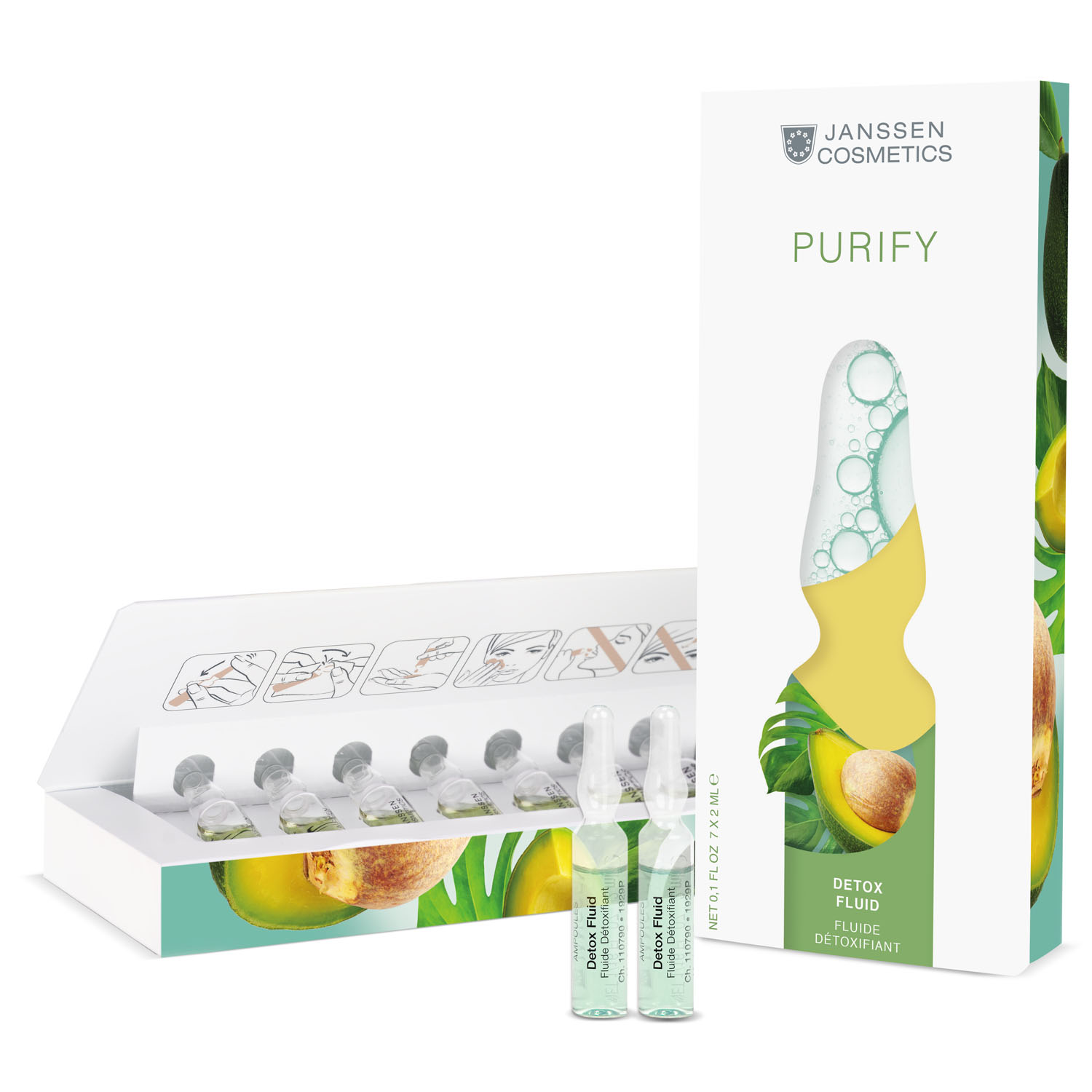 janssen detox fluid Детокс сыворотка в ампулах 7*2 мл JANSSEN Detox Fluid Детокс-сыворотка в ампулах 7*2 мл — изображение 1