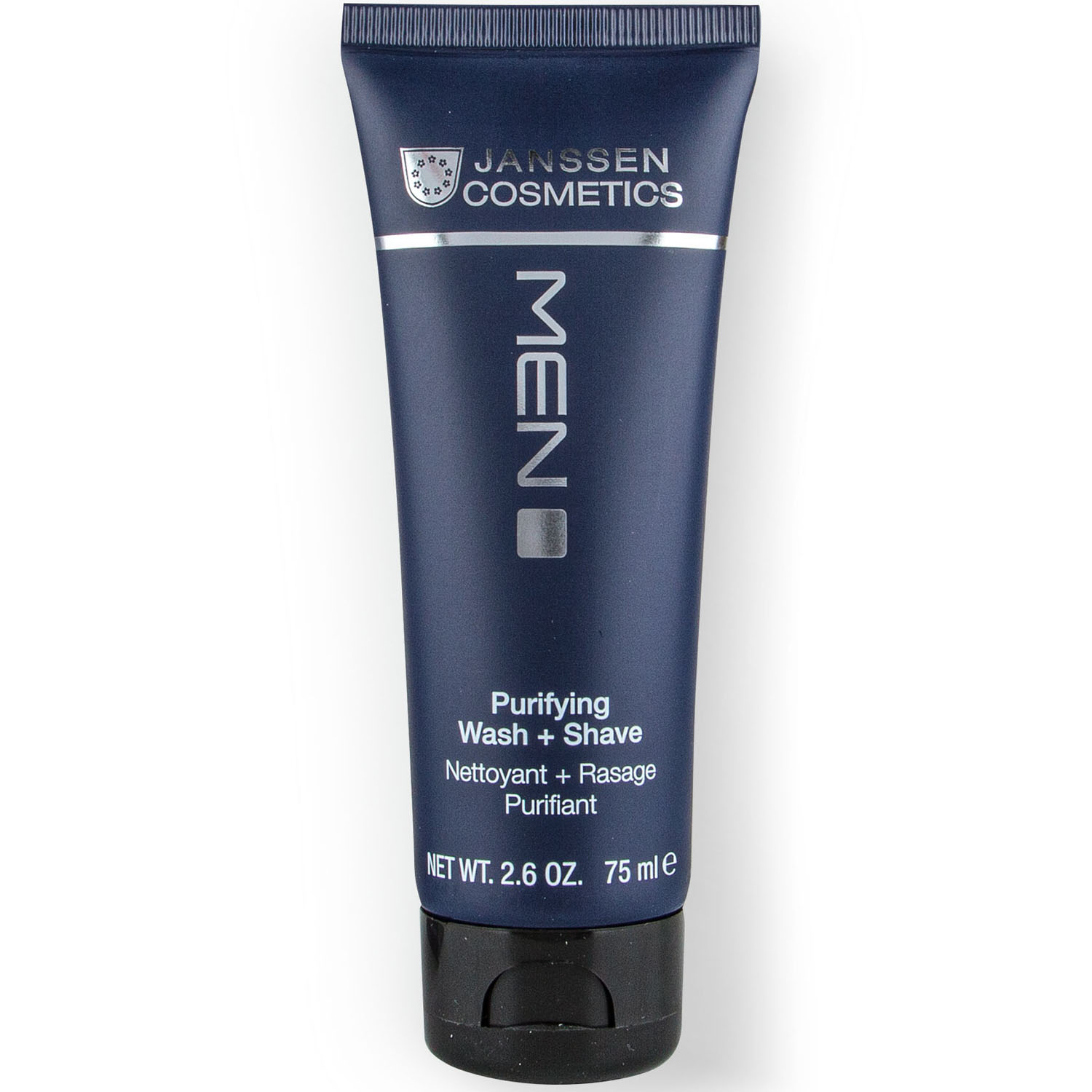 janssen purifying wash & shave Нежный крем для умывания и бритья 75 мл JANSSEN Purifying Wash & Shave Нежный крем для умывания и бритья 75 мл — изображение 1