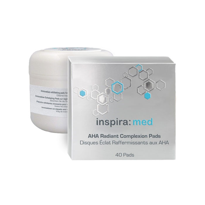 aha radiant complexion pads Диски спонжи с aha кислотами для обновления и сияния кожи 40 шт inspira AHA Radiant Complexion Pads Диски-спонжи с AHA-кислотами для обновления и сияния кожи 40 шт INSPIRA — изображение 1
