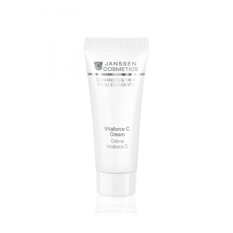 janssen vitaforce c cream Регенерирующий крем с витамином С 10 мл JANSSEN Vitaforce C Cream Регенерирующий крем с витамином С 10 мл — изображение 1