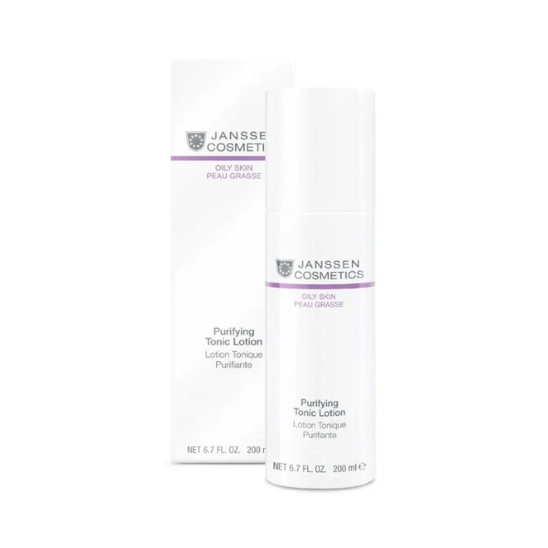 janssen purifying tonic lotion Тоник для жирной кожи и кожи с акне 200 мл JANSSEN Purifying Tonic Lotion Тоник для жирной кожи и кожи с акне 200 мл — изображение 1